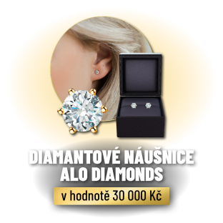 Diamantové náušnice ALO Diamonds v hodnotě 30 000 Kč