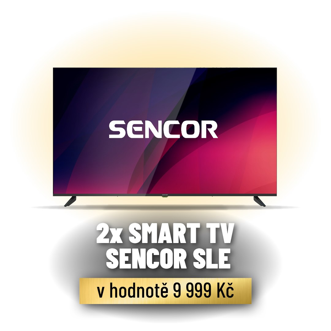 Smart TV Sencor SLE v hodnotě 9 999 Kč